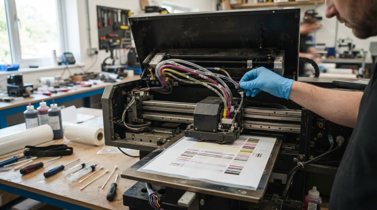 DTF Printer Ink Starvation: Causes and Fixes