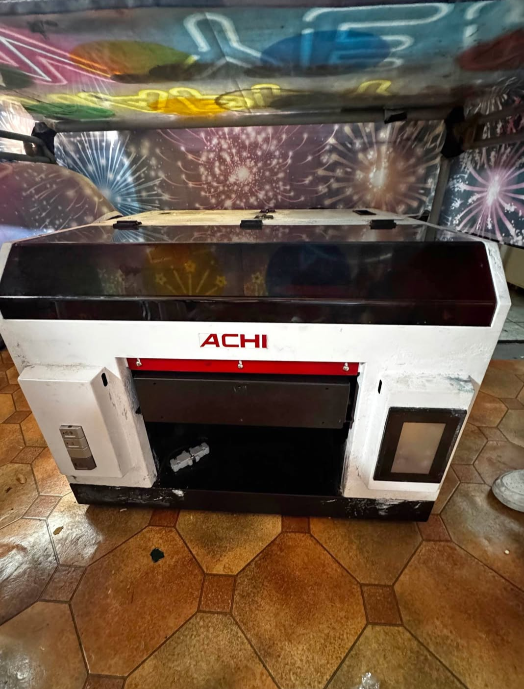 Achi A3/4 UV flatbed printer