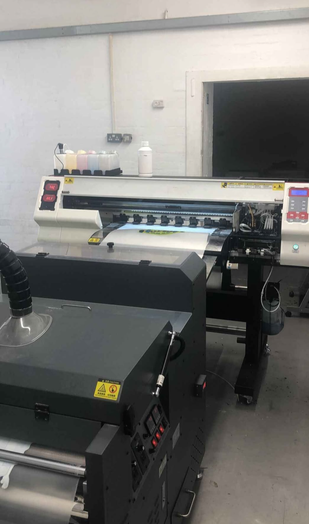 Dtf printer and powder shaker 24 inch